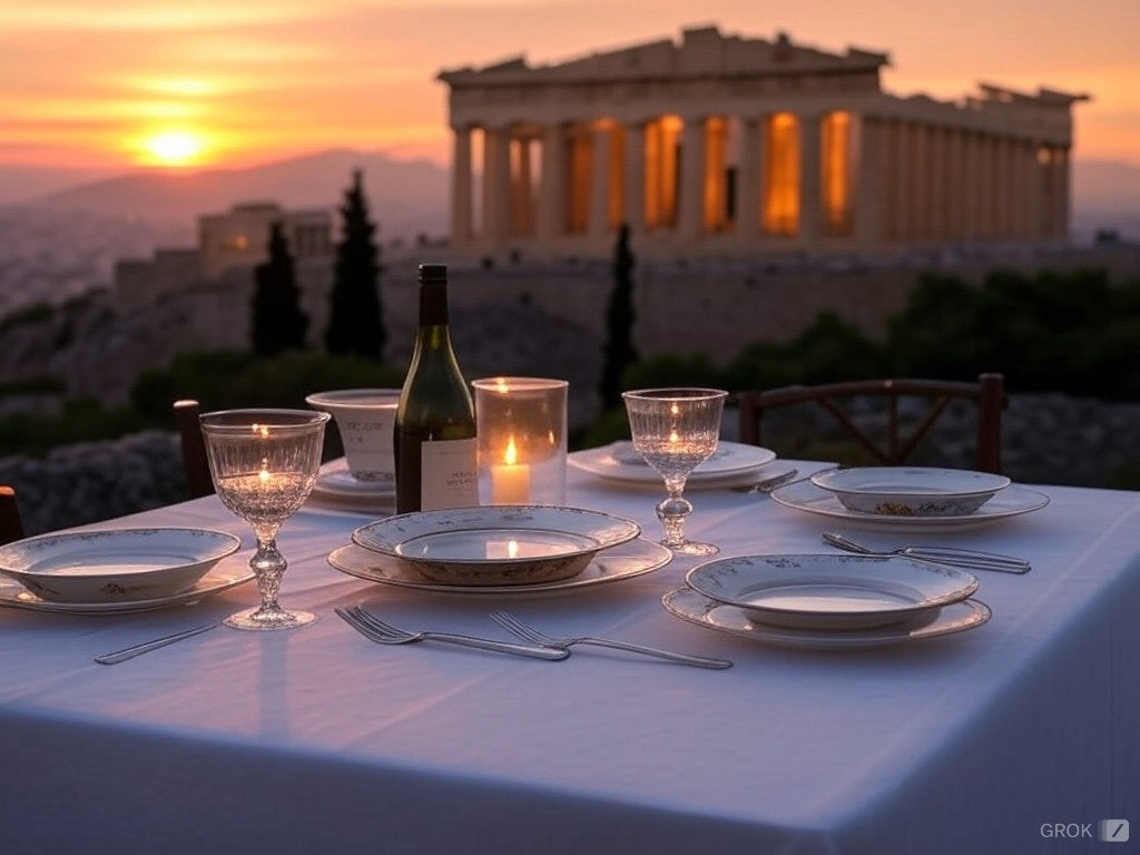 Cena Romántica en Atenas